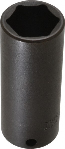 Proto - 3/8" Drive 20mm Deep Impact Socket - 6 Points, 2-3/4" OAL - Exact Tooling