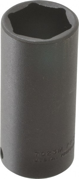 Proto - 3/8" Drive 23mm Deep Impact Socket - 6 Points, 2-3/4" OAL - Exact Tooling