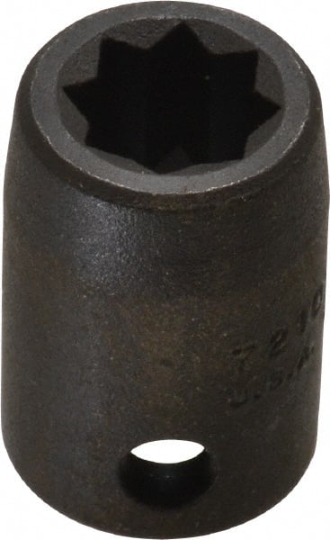 Proto - 3/8" Drive 5/16" Standard Impact Socket - 8 Points, 1" OAL - Exact Tooling
