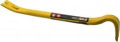 Stanley - 14" OAL Wrecking Bar - 1-1/16" Wide, Forged Steel - Exact Tooling