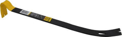 Stanley - 21" OAL Pry Bar - 1-3/4" Wide, Steel - Exact Tooling