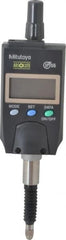 Mitutoyo - 0 to 12.7mm Range, 0.00005 & 0.00012" Graduation, Electronic Drop Indicator - Accurate to 0.00012", English & Metric System, LCD Display - Exact Tooling