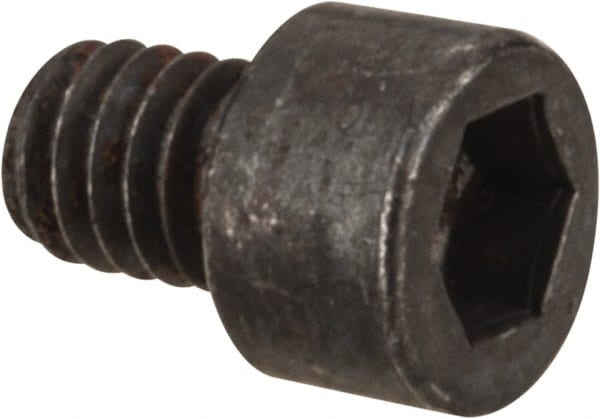 Value Collection - #2-64 UNF Hex Socket Drive, Socket Cap Screw - Alloy Steel, Black Oxide Finish, Fully Threaded, 1/8" Length Under Head - Exact Tooling