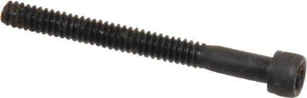 Value Collection - #4-40 UNC Hex Socket Drive, Socket Cap Screw - Alloy Steel, Black Oxide Finish, Partially Threaded, 1-1/8" Length Under Head - Exact Tooling