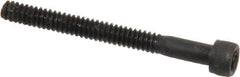 Value Collection - #4-40 UNC Hex Socket Drive, Socket Cap Screw - Alloy Steel, Black Oxide Finish, Partially Threaded, 1-1/8" Length Under Head - Exact Tooling