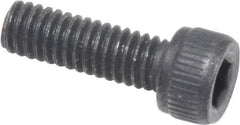 Value Collection - #3-56 UNF Hex Socket Drive, Socket Cap Screw - Alloy Steel, Black Oxide Finish, Fully Threaded, 5/16" Length Under Head - Exact Tooling