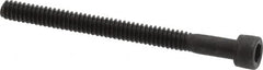Value Collection - #4-40 UNC Hex Socket Drive, Socket Cap Screw - Alloy Steel, Black Oxide Finish, Partially Threaded, 1-3/8" Length Under Head - Exact Tooling