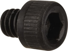 Value Collection - #4-48 UNF Hex Socket Drive, Socket Cap Screw - Alloy Steel, Black Oxide Finish, Fully Threaded, 1/8" Length Under Head - Exact Tooling