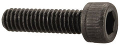 Value Collection - #4-48 UNF Hex Socket Drive, Socket Cap Screw - Alloy Steel, Black Oxide Finish, Fully Threaded, 7/16" Length Under Head - Exact Tooling