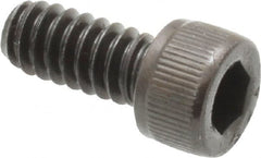 Value Collection - #10-24 UNC Hex Socket Drive, Socket Cap Screw - Alloy Steel, Black Oxide Finish, Fully Threaded, 7/16" Length Under Head - Exact Tooling