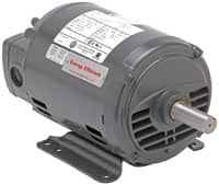 US Motors - 1 hp, ODP Enclosure, No Thermal Protection, 3,450 RPM, 208-230/460 Volt, 60 Hz, Three Phase Energy Efficient Motor - Size 56 Frame, Rigid Mount, 1 Speed, Ball Bearings, 2.8-2.9/1.4 Full Load Amps, B Class Insulation, Reversible - Exact Tooling