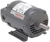 US Motors - 3/4 hp, ODP Enclosure, No Thermal Protection, 3,450 RPM, 230/460 Volt, 60 Hz, Three Phase Energy Efficient Motor - Size 48 Frame, Rigid Mount, 1 Speed, Ball Bearings, 2.4/1.2 Full Load Amps, B Class Insulation, Reversible - Exact Tooling
