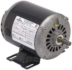 US Motors - 1/3 hp, ODP Enclosure, Auto Thermal Protection, 1,725 RPM, 115 Volt, 60 Hz, Single Phase Split Phase Motor - Size 48 Frame, Rigid Mount, 1 Speed, Sleeve Bearings, 6.0 Full Load Amps, B Class Insulation, Reversible - Exact Tooling