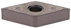 Iscar - DNGG430.5 SF Grade IC907 Carbide Turning Insert - 55° Diamond, 1/2" Inscr Circle, 3/16" Thick, 0.0079" Corner Radius - Exact Tooling