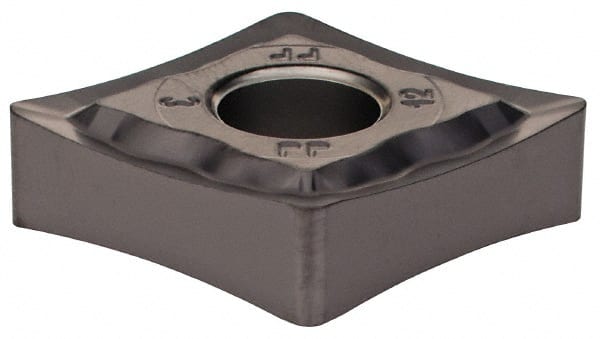 Iscar - CNMG643 PP Grade IC907 Carbide Turning Insert - 80° Diamond, 3/4" Inscr Circle, 1/4" Thick, 3/64" Corner Radius - Exact Tooling