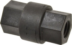 Specialty Mfr - 1/4" Polypropylene Check Valve - Inline, FNPT x FNPT, 125 WOG - Exact Tooling