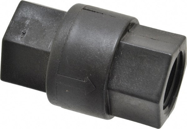 Specialty Mfr - 3/4" Polypropylene Check Valve - Inline, FNPT x FNPT, 125 WOG - Exact Tooling