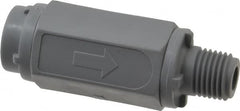 Specialty Mfr - 1/4" PVC Check Valve - Inline, MNPT x FNPT, 125 WOG - Exact Tooling