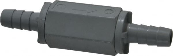 Specialty Mfr - 3/8" PVC Check Valve - Inline, Barb x Barb, 125 WOG - Exact Tooling