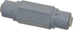 Specialty Mfr - 1/4" PVC Check Valve - Inline, Push To Connect x Push To Connect, 125 WOG - Exact Tooling