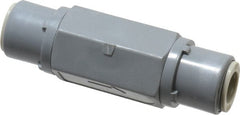 Specialty Mfr - 3/8" PVC Check Valve - Inline, Push To Connect x Push To Connect, 125 WOG - Exact Tooling