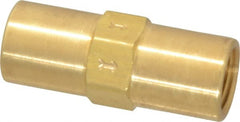 Specialty Mfr - 1/4" Brass Check Valve - Inline, FNPT x FNPT, 500 WOG - Exact Tooling
