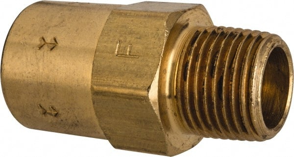 Specialty Mfr - 3/8" Brass Check Valve - Inline, FNPT x MNPT, 500 WOG - Exact Tooling