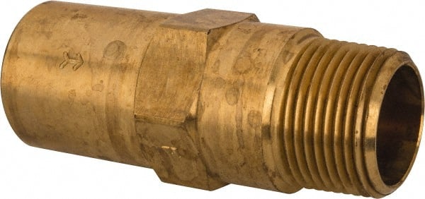 Specialty Mfr - 3/4" Brass Check Valve - Inline, FNPT x MNPT, 500 WOG - Exact Tooling