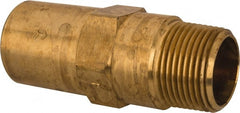 Specialty Mfr - 3/4" Brass Check Valve - Inline, FNPT x MNPT, 500 WOG - Exact Tooling