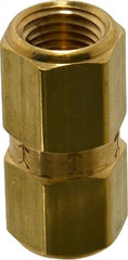 Specialty Mfr - 1/4" Brass Check Valve - Inline, FNPT x FNPT, 1,200 WOG - Exact Tooling