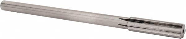 Made in USA - 0.541" Carbide-Tipped 6 Flute Chucking Reamer - Exact Tooling