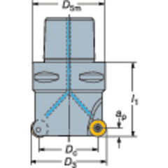 R300-080C6-20H Round Insert Cutter - Exact Tooling