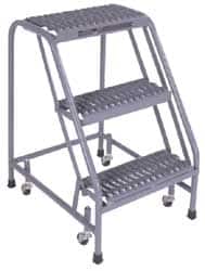Cotterman - 40" 4 Step Ladder - 350 Lb Capacity, 40" Platform Height, 30" Base Width x 31" Depth, Grip Strut - Exact Tooling