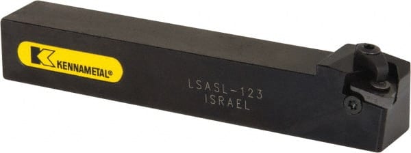 Kennametal - External Thread, Left Hand Cut, 3/4" Shank Width x 3/4" Shank Height Indexable Threading Toolholder - 5" OAL, LT 16EL Insert Compatibility, LSA Toolholder, Series LT Threading - Exact Tooling