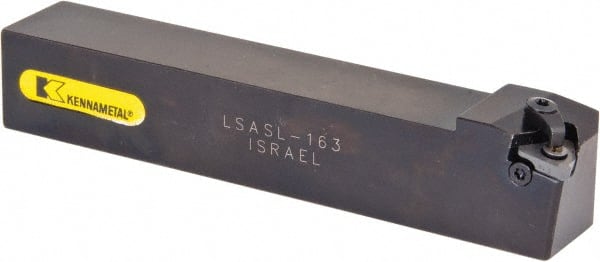 Kennametal - External Thread, Left Hand Cut, 1" Shank Width x 1" Shank Height Indexable Threading Toolholder - 6" OAL, LT 16EL Insert Compatibility, LSA Toolholder, Series LT Threading - Exact Tooling