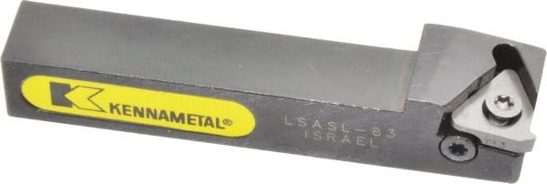 Kennametal - External Thread, Left Hand Cut, 1/2" Shank Width x 1/2" Shank Height Indexable Threading Toolholder - 3-1/4" OAL, LT 16EL Insert Compatibility, LSA Toolholder, Series LT Threading - Exact Tooling