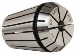 Kennametal - 7/32" ER25 Collet - 0.0152mm TIR, 34.01mm OAL, 26.01mm Overall Diam - Exact Tooling