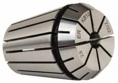 Kennametal - 7/32" ER25 Collet - 0.0152mm TIR, 34.01mm OAL, 26.01mm Overall Diam - Exact Tooling