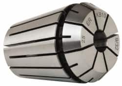 Kennametal - 9/32" ER25 Collet - 0.0152mm TIR, 34.01mm OAL, 26.01mm Overall Diam - Exact Tooling
