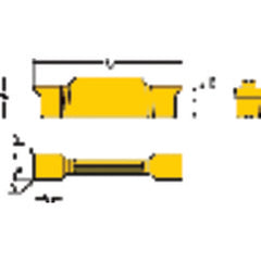 N123L1-1160-0002-BG H10F CoroCut® 1-2 Carbide Blank - Exact Tooling