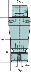 C83911440160 CAPTO ADAPTER - Exact Tooling