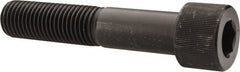 Value Collection - 1-3/8 - 6 UNC Hex Socket Drive, Socket Cap Screw - Alloy Steel, Black Oxide Finish, Partially Threaded, 7" Length Under Head - Exact Tooling