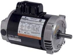 US Motors - 1 hp, ODP Enclosure, Auto Thermal Protection, 1,725 RPM, 115/208-230 Volt, 60 Hz, Single Phase Permanent Split Capacitor (PSC) Motor - Exact Tooling
