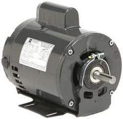 US Motors - 1/2 hp, ODP Enclosure, Auto Thermal Protection, 1,725 RPM, 115/208-230 Volt, 60 Hz, Industrial Electric AC/DC Motor - Size 56 Frame, Resilient Mount, 1 Speed, Sleeve Bearings, A Class Insulation, Reversible - Exact Tooling