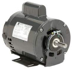 US Motors - 1, 1/3 hp, ODP Enclosure, No Thermal Protection, 1725, 1140 RPM, 208-230 Volt, 60 Hz, Single Phase Capacitor Start-Cap Run Motor - Exact Tooling