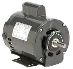 US Motors - 3/4, 1/4 hp, ODP Enclosure, No Thermal Protection, 1725, 1140 RPM, 115 Volt, 60 Hz, Single Phase Capacitor Start-Cap Run Motor - Size 56 Frame, Cradle/Stud Mount, 2 Speed, Ball Bearings, 8.9/6.1 Full Load Amps, B Class Insulation, Reversible - Exact Tooling