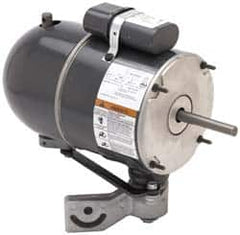 US Motors - 1/4 hp, TEAO Enclosure, Auto Thermal Protection, 1,075 RPM, 115 Volt, 60 Hz, Single Phase Permanent Split Capacitor (PSC) Motor - Size 48YZ Frame, Yoke Mount, 2 Speed, Ball Bearings, 4.40 Full Load Amps, B Class Insulation, CCW Lead End - Exact Tooling