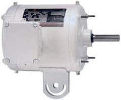 US Motors - 1/4 hp, TEAO Enclosure, Auto Thermal Protection, 1,700 RPM, 115/230 Volt, 60 Hz, Single Phase Permanent Split Capacitor (PSC) Motor - Size 56YZ Frame, Yoke Mount, 1 Speed, Ball Bearings, 3.2/1.6 Full Load Amps, F Class Insulation, Reversible - Exact Tooling