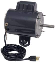 US Motors - 1/4 hp, TEAO Enclosure, Auto Thermal Protection, 1,700 RPM, 115/230 Volt, 60 Hz, Industrial Electric AC/DC Motor - Size 48 Frame, Yoke Mount, 1 Speed, Ball Bearings, 3.4/1.7 Full Load Amps, B Class Insulation, Reversible - Exact Tooling