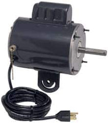 US Motors - 1/2 hp, TEAO Enclosure, Auto Thermal Protection, 1,075 RPM, 115 Volt, 60 Hz, Single Phase Permanent Split Capacitor (PSC) Motor - Size 48YZ Frame, Yoke Mount, 2 Speed, Ball Bearings, 7.2 Full Load Amps, B Class Insulation, Reversible - Exact Tooling